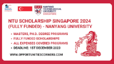 NTU Scholarship Singapore 2024 - Apply Now