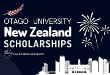 University of Otago Scholarships 2024 New Zealand