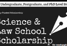 Science and Law School Scholarship